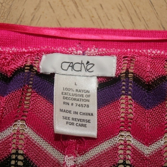 𝅺CACHE' Knit pink and black - Picture 7 of 8